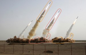 Iranian doctored missiles