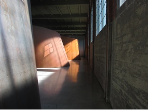 A Richard Serra work at the Dia:Beacon
