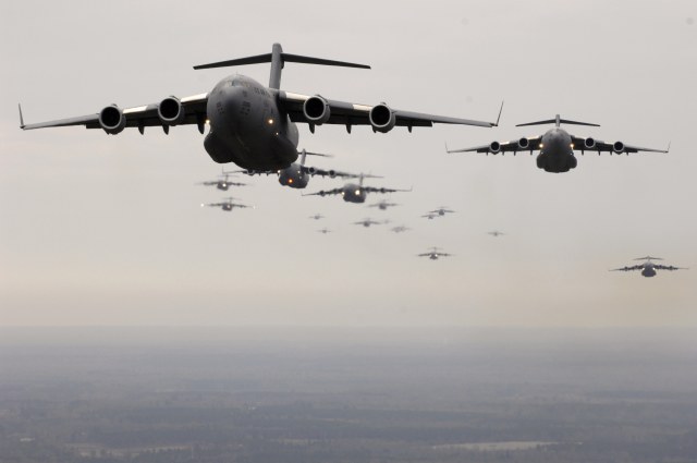 Formation of C-17 transports